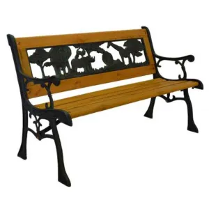 Home and Garden HGC Junior Safari Kids Park Bench