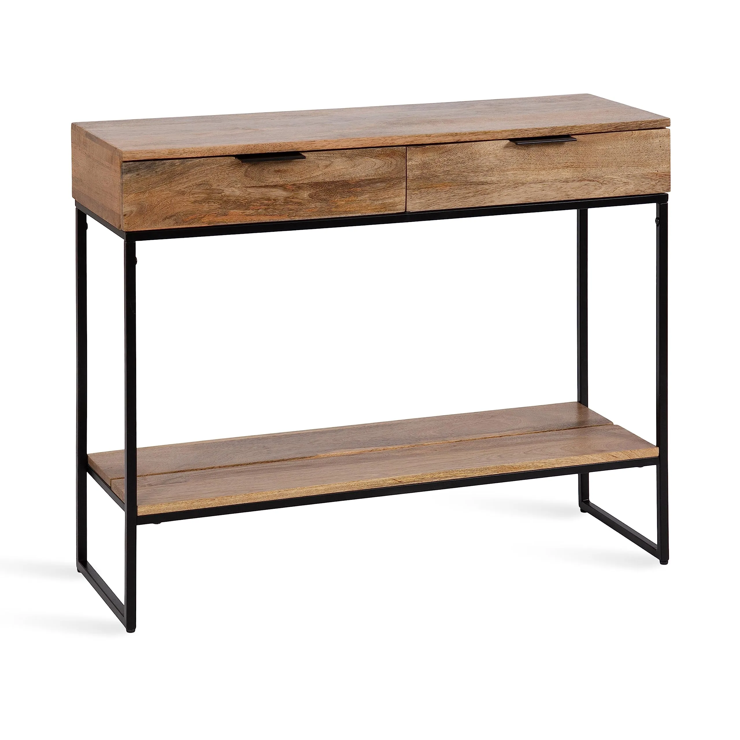 Industrial Wooden Console Table