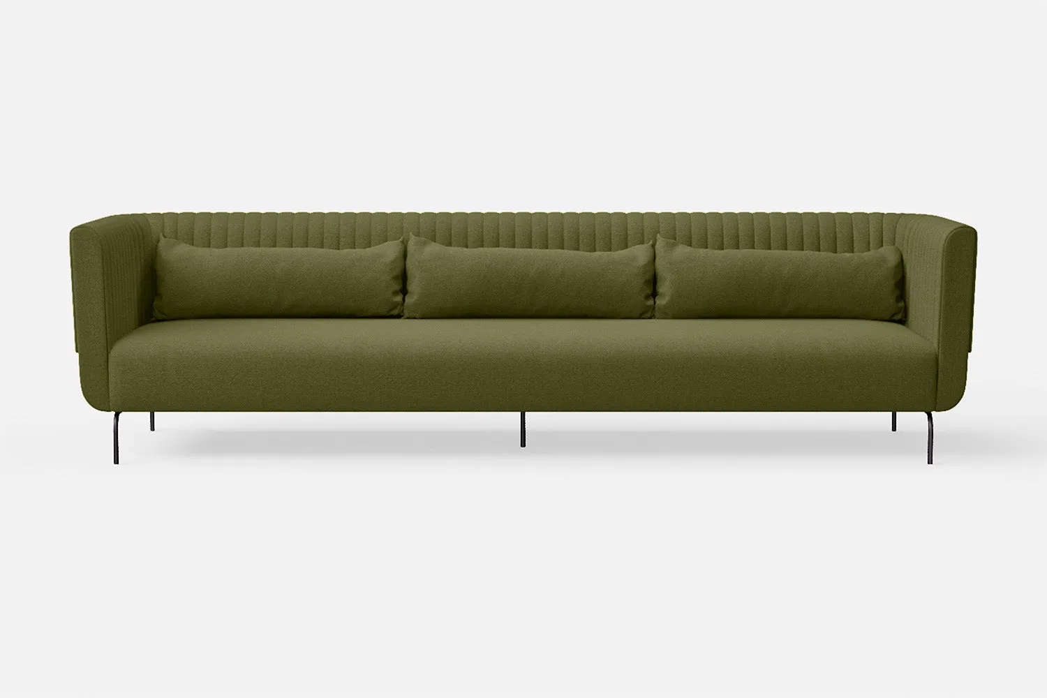 Jackson 4 Seater Sofa Olive Linen Fabric