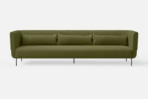 Jackson 4 Seater Sofa Olive Linen Fabric