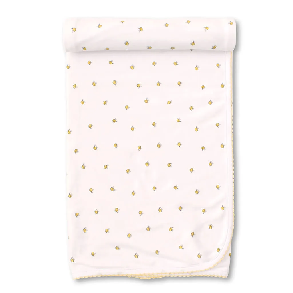 Kissy Kissy Print Blanket Buzzing Bees