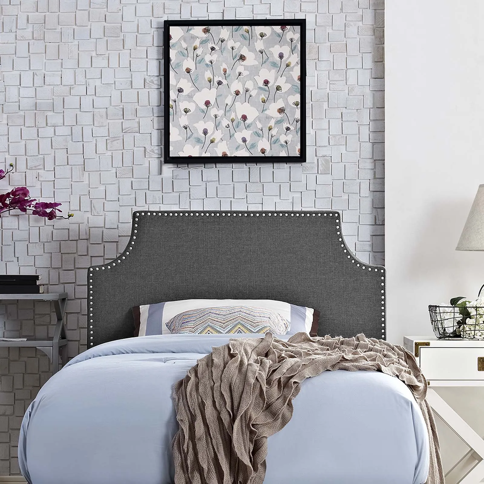 Laura Upholstered Fabric Headboard