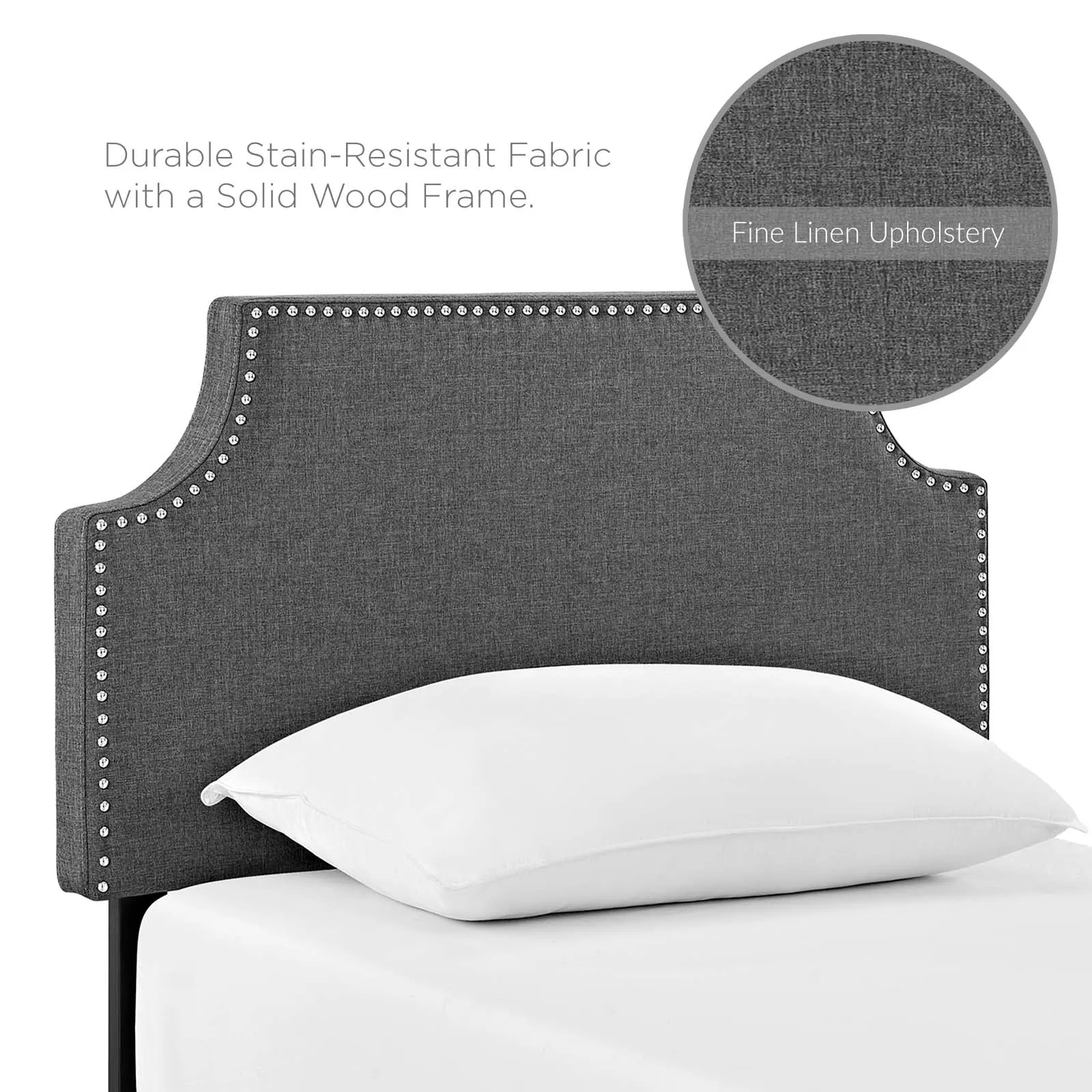 Laura Upholstered Fabric Headboard