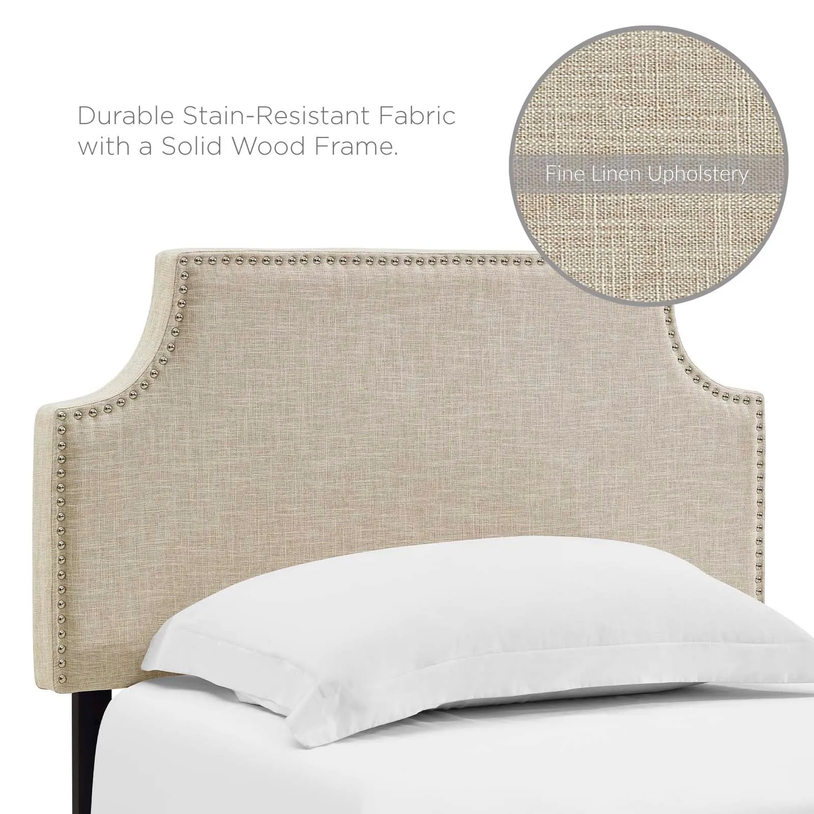 Laura Upholstered Fabric Headboard