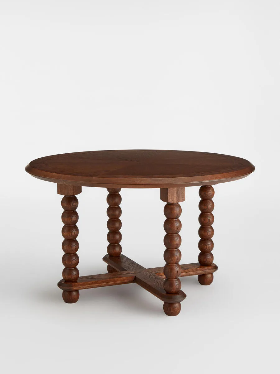 Leema Solid Wood Round Coffee Table