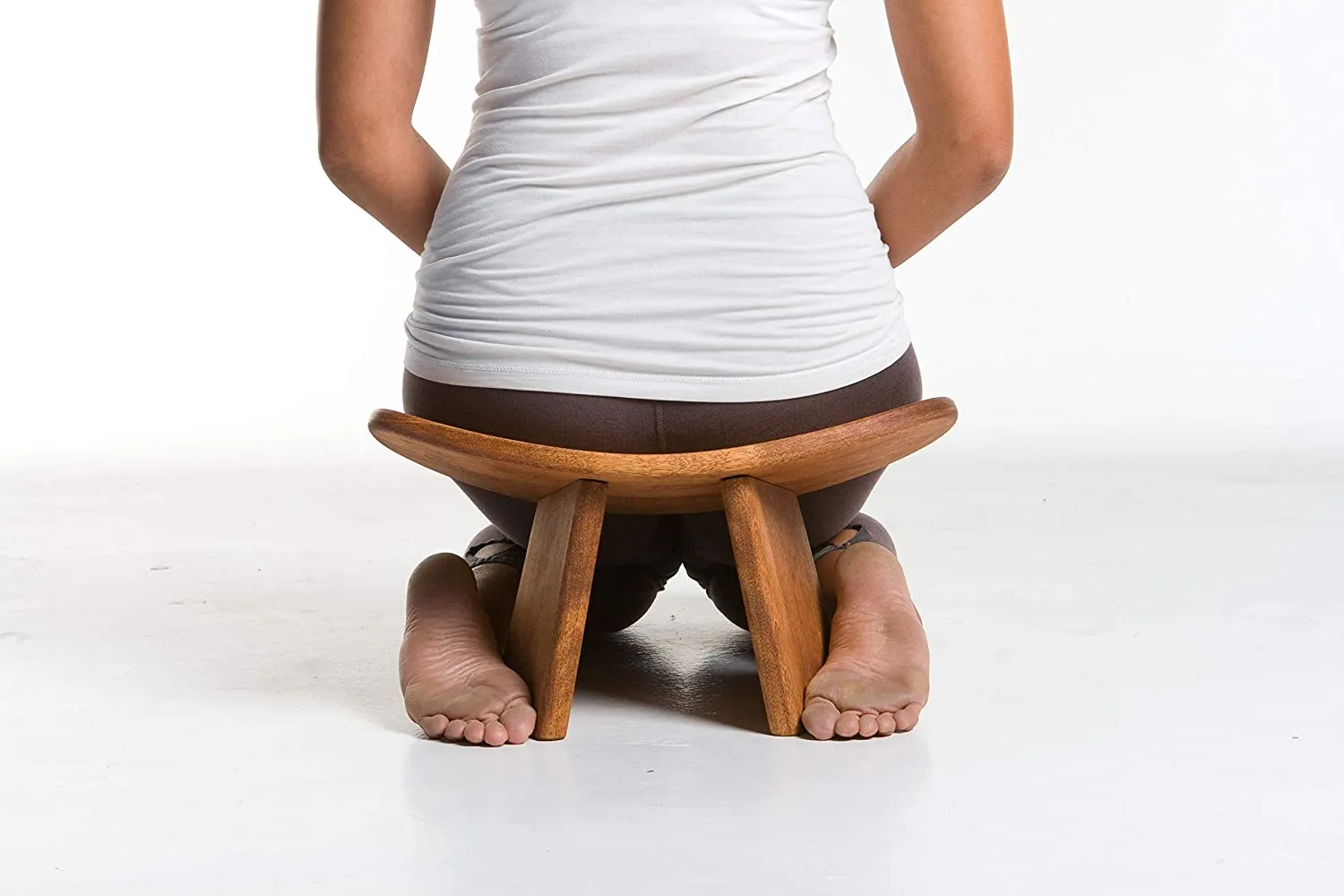 Meditation Bench, Portable Hand Made Wooden Seat