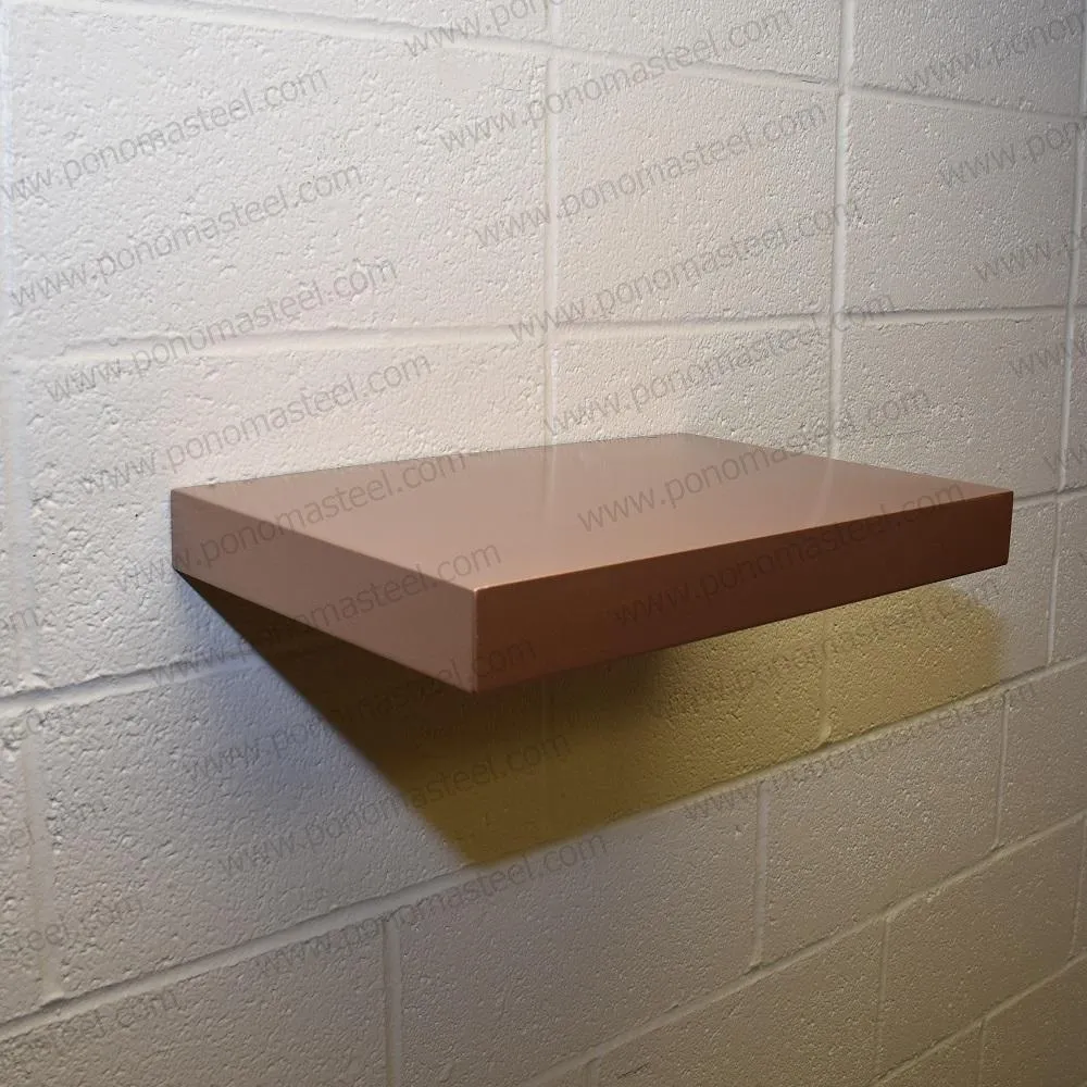 Metal shelves 12"- 22" (cm.30,5 - 56) made-to-order Ponoma®