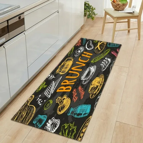 Modern Decor Kitchen Floor Rug