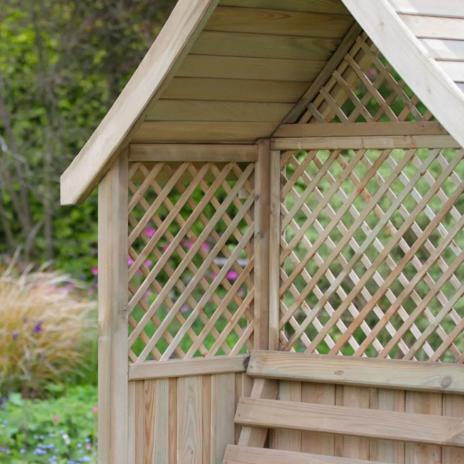 Norfolk Arbour with Storage Box