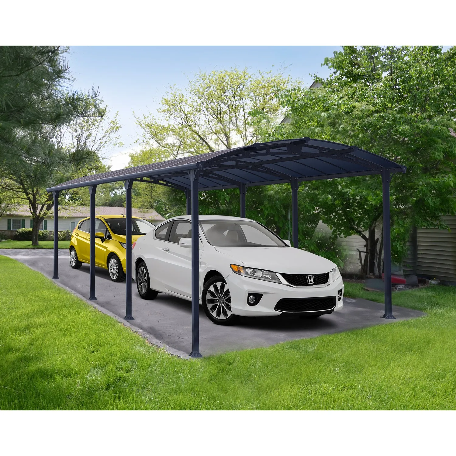 Palram - Canopia | Arcadia 5000 Carport 12x28x8 ft