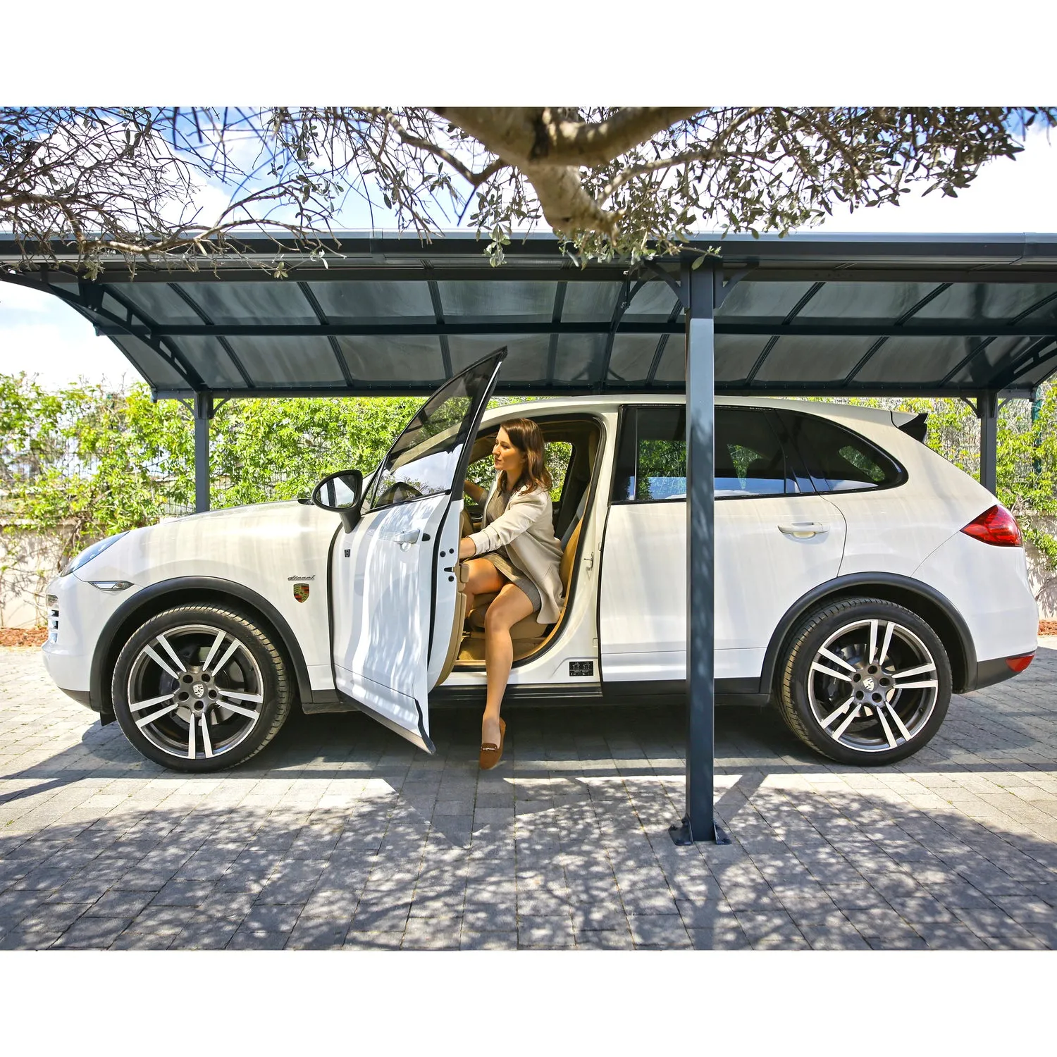 Palram - Canopia | Arcadia 5000 Carport 12x28x8 ft