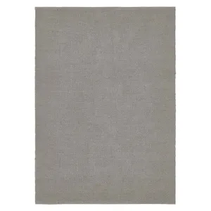 Plain Washable Rug Warm Grey