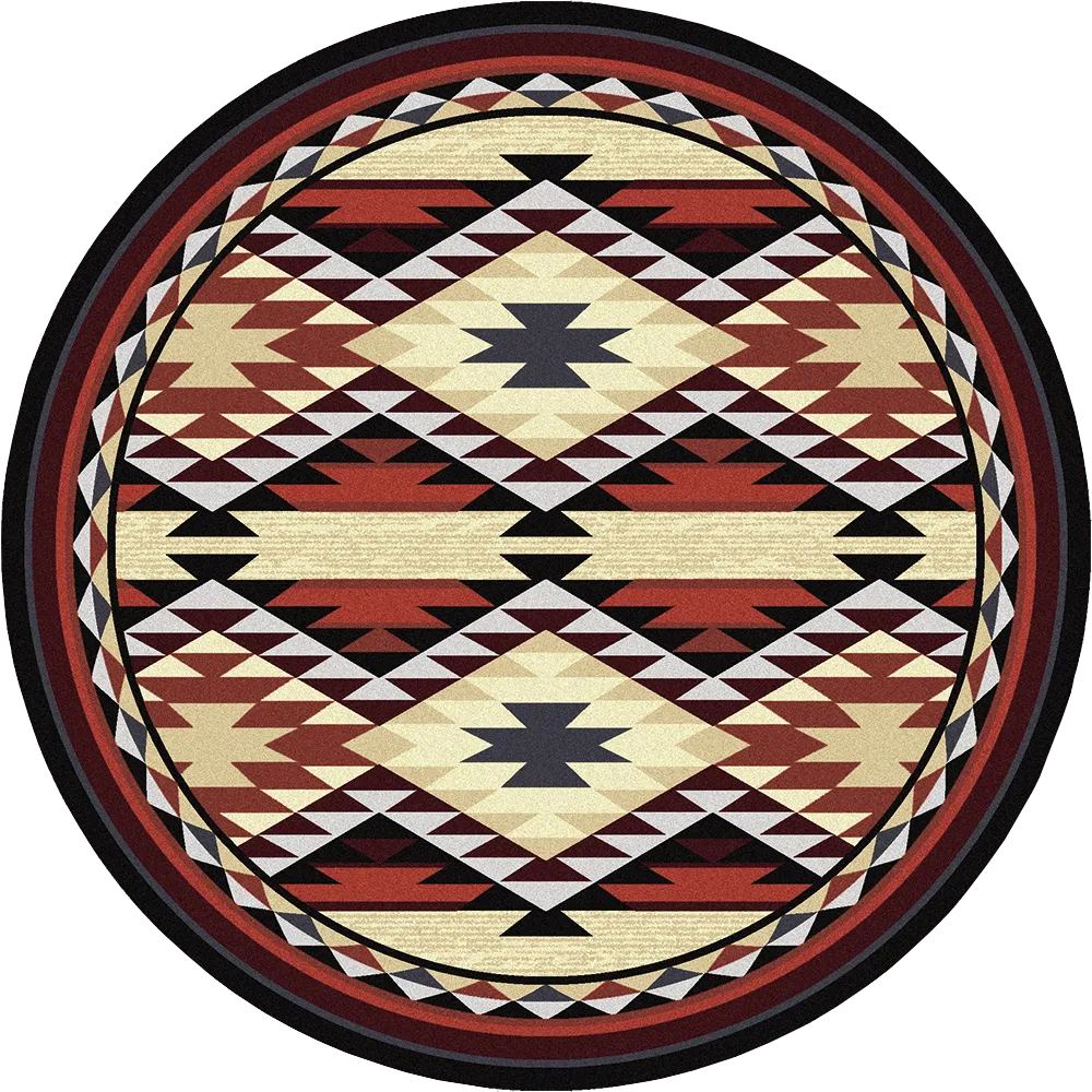 "Diamond Rio - Rust" Southwestern Area Rugs - Choose from 6 Sizes!