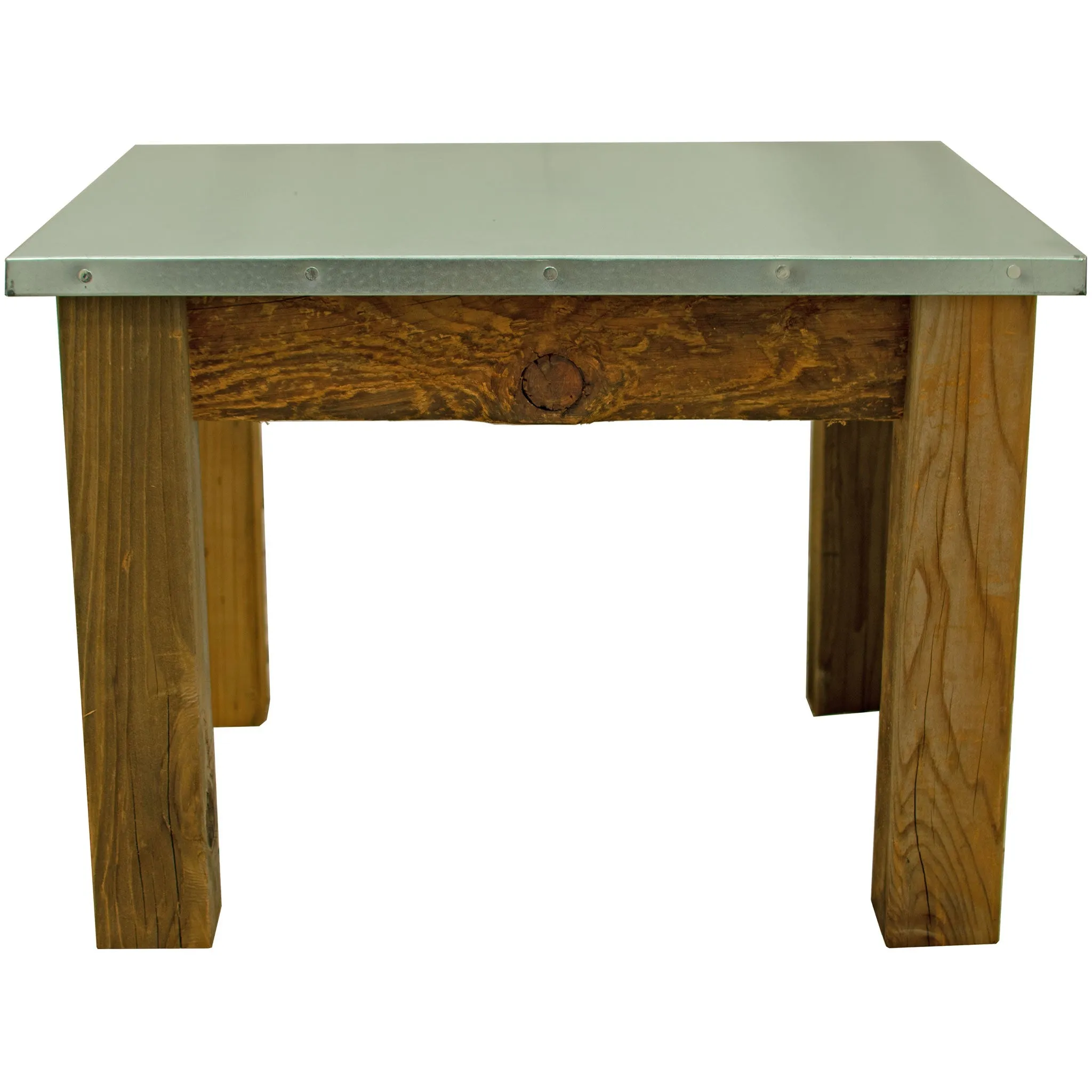 Redwood Patio End Table