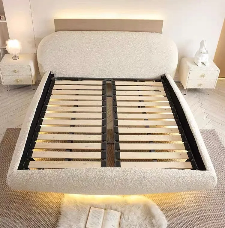 Ria Boucle Floating Bed Frame