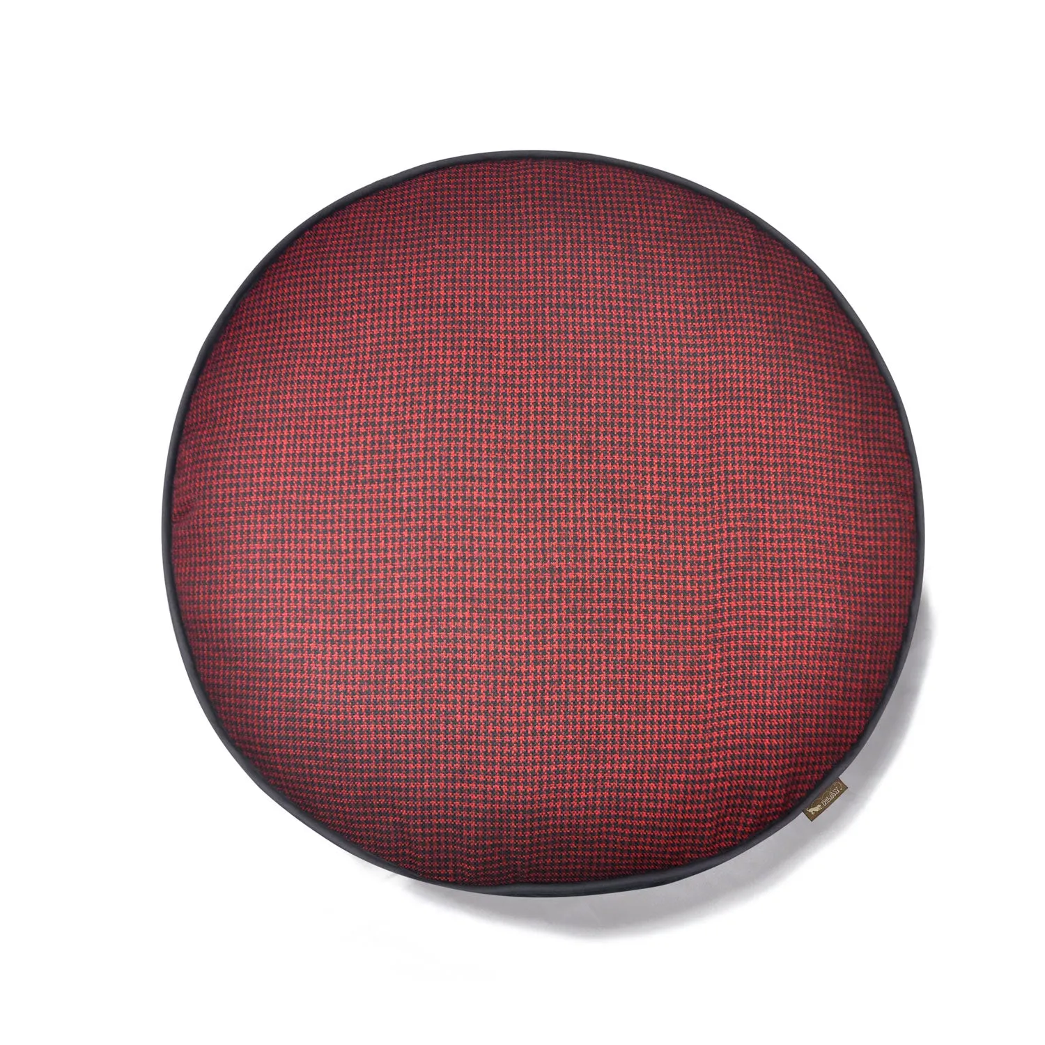 Round Bed - Houndstooth