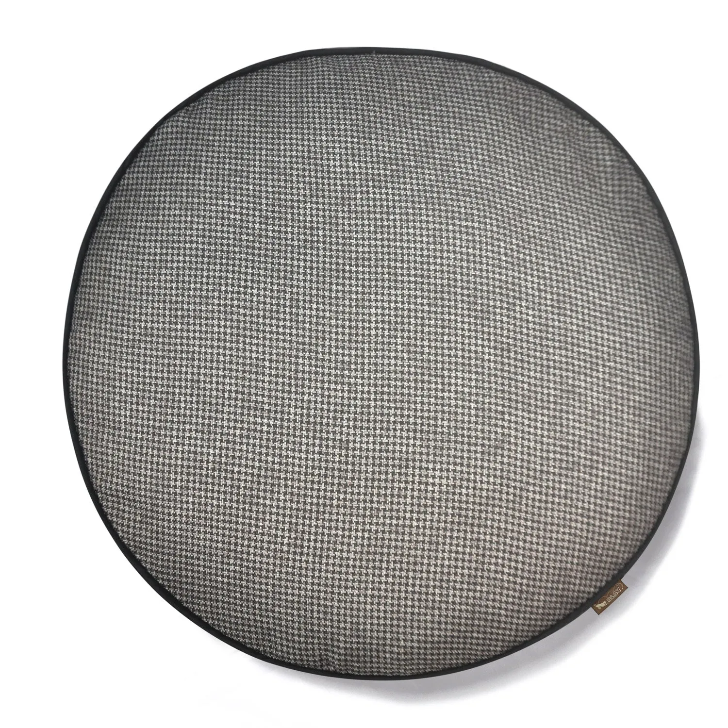 Round Bed - Houndstooth