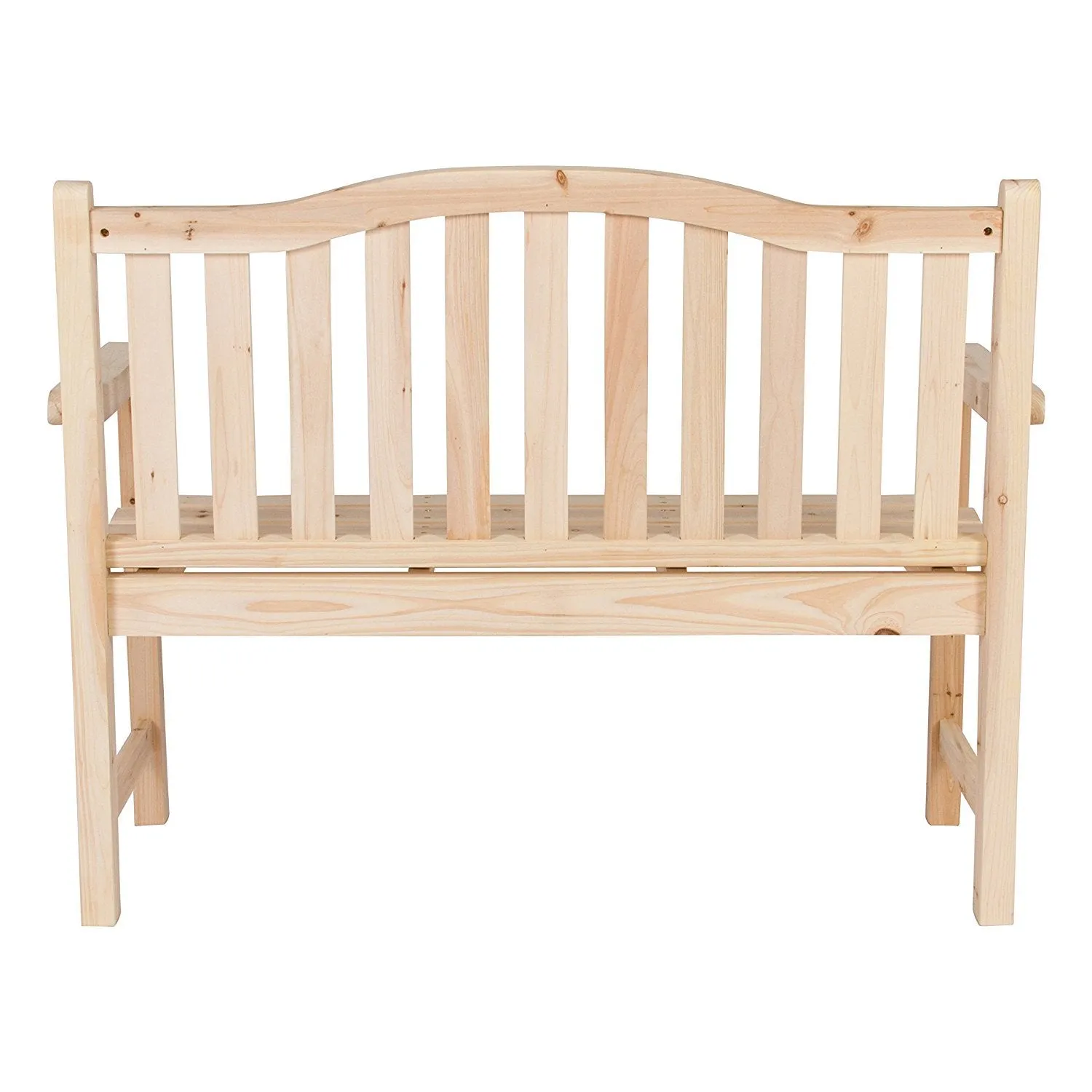 Shine Company Belfort Garden Bench, Natural