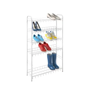 Shoe Rack 6 Tier White