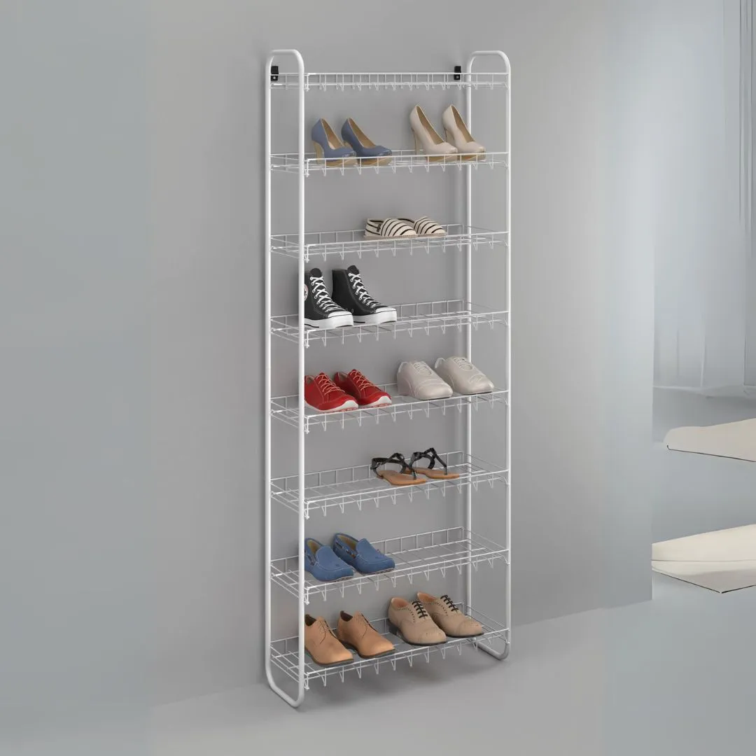 Shoe Rack 8 Tier White