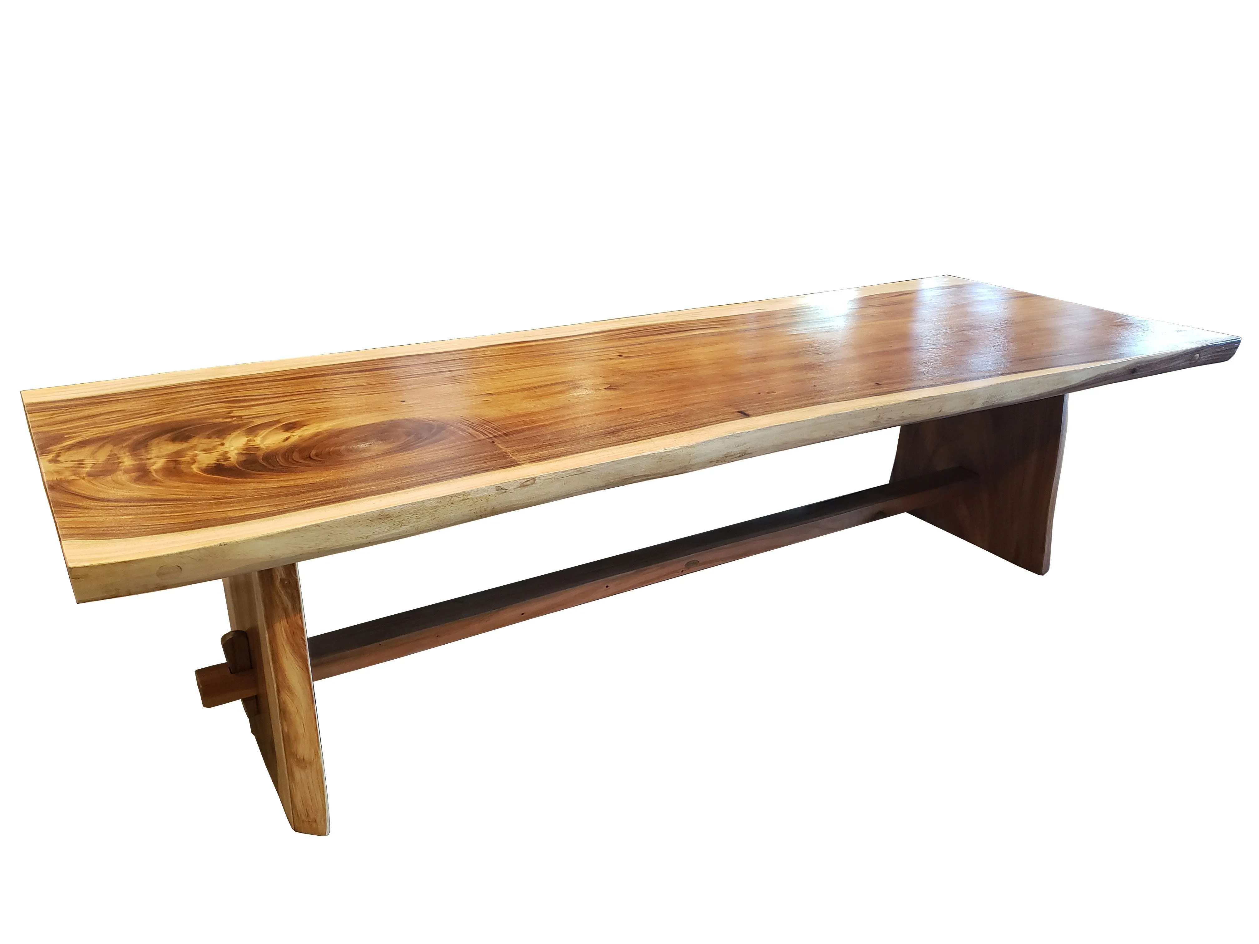 Suar Live Edge Unique Slab Dining Table / Conference Table 98" Long (choice of table tops)