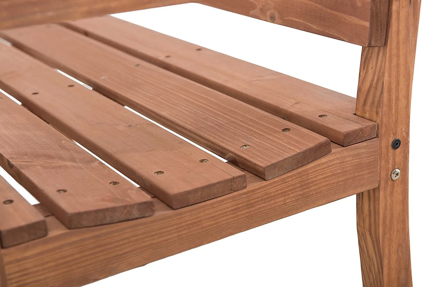 Sunjoy Newton Patio Garden Park Bench - Natural Color