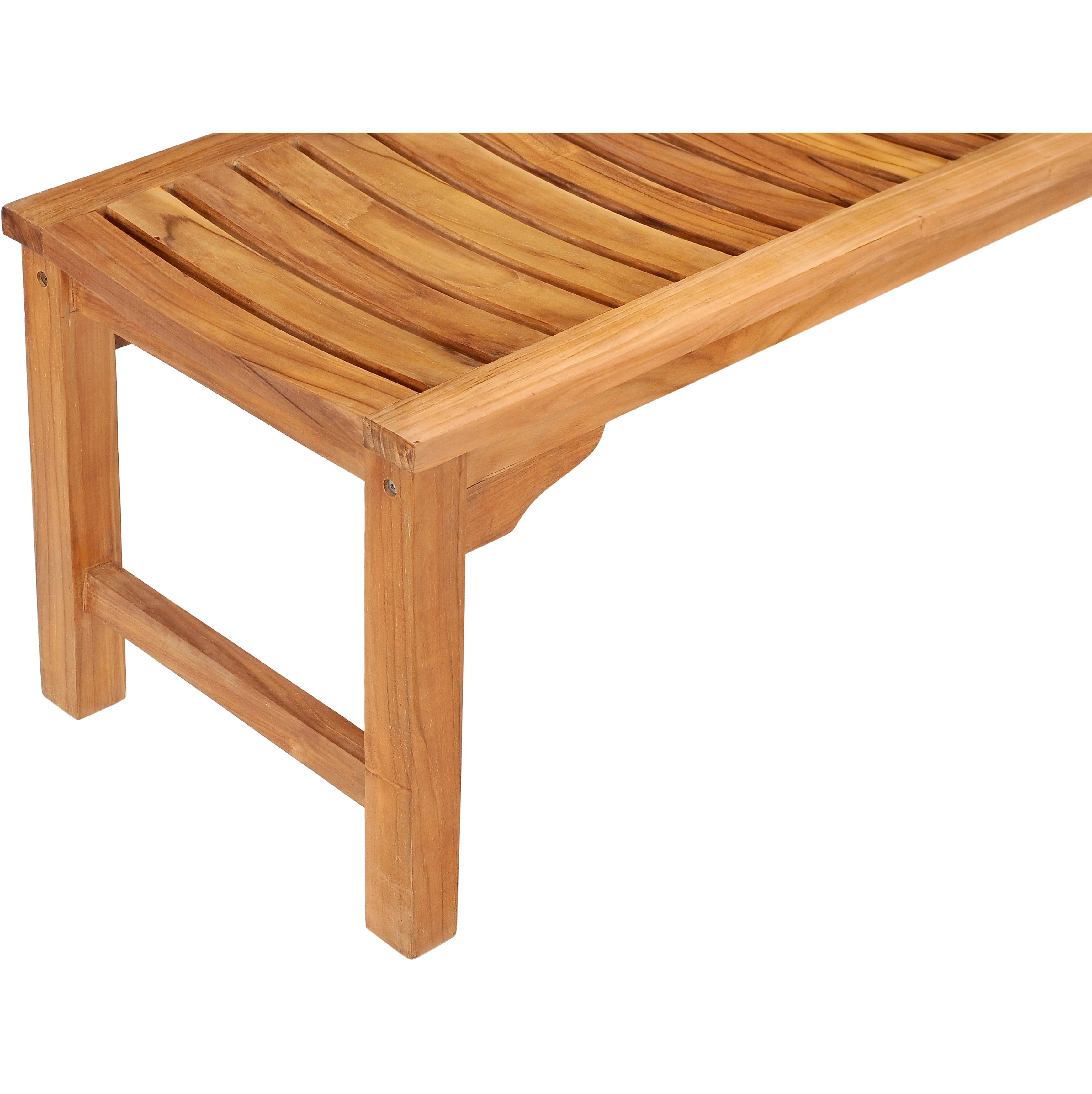 Teak Wood Santa Monica Backless Bench - 6 foot