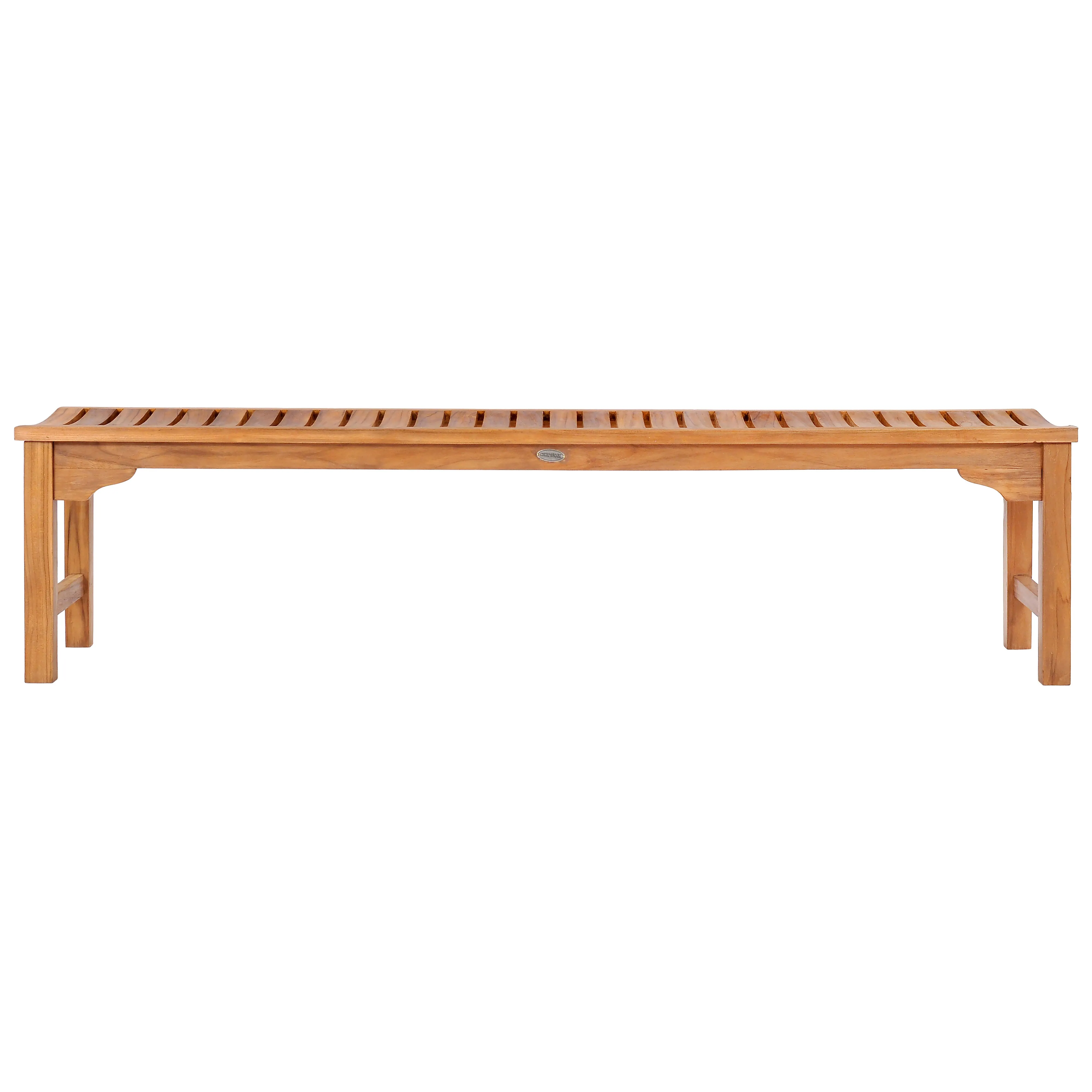 Teak Wood Santa Monica Backless Bench - 6 foot