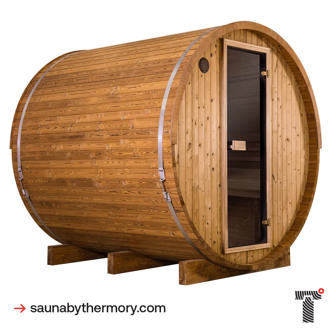 Thermory 6 Person Barrel Sauna No. 63 DIY Kit