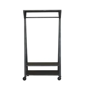 Tulum Clothes Rack | Black 100x40x185cm