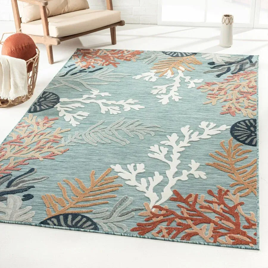 Veranda 82103AMT Aqua Multi Rug