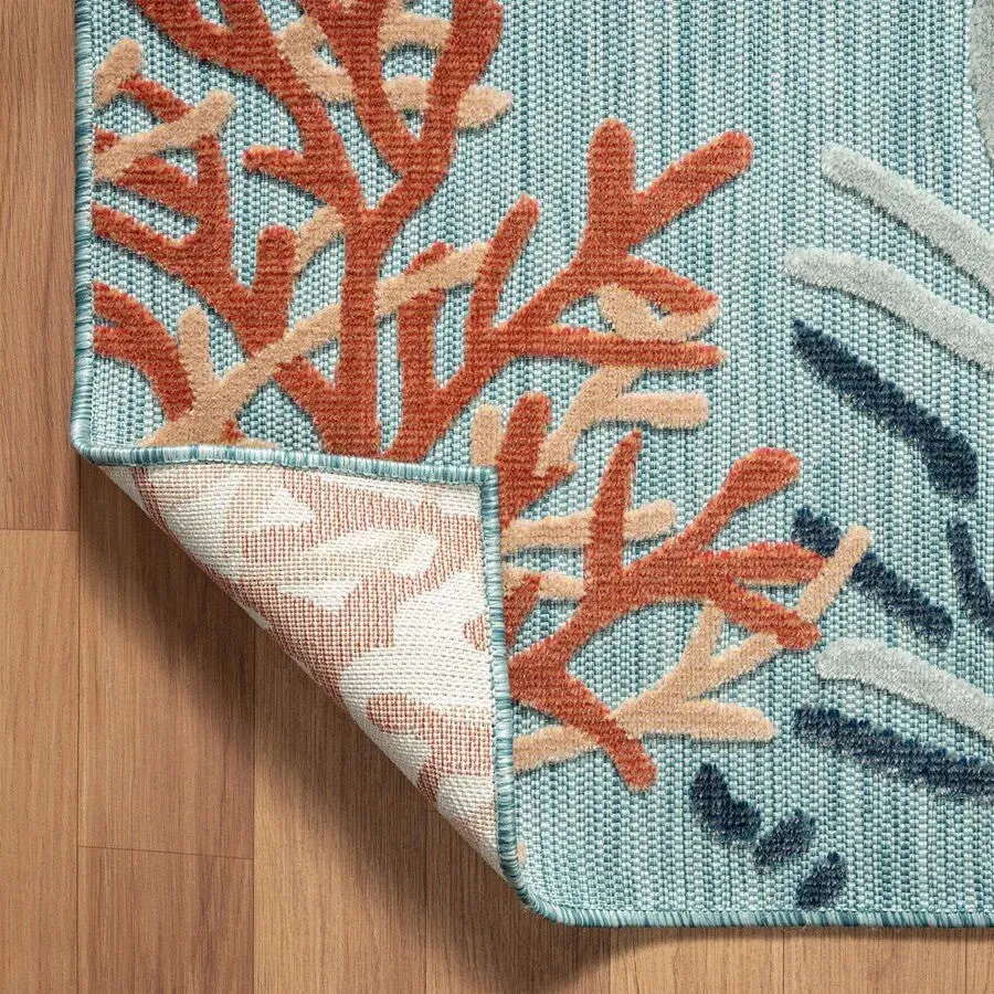 Veranda 82103AMT Aqua Multi Rug