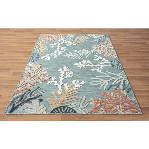 Veranda 82103AMT Aqua Multi Rug