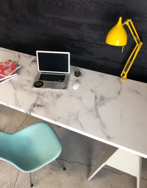 White Marble Surface Skin